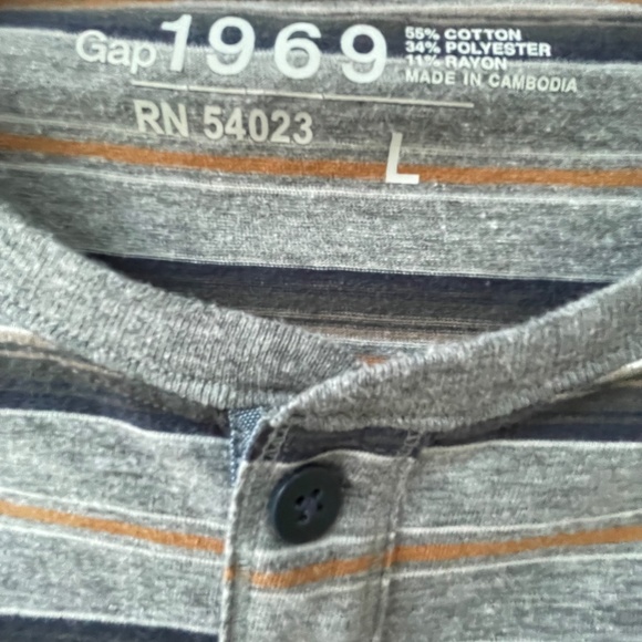 GAP 1969 Men's Long Sleeve Shirt Size L - Picture 3 of 5